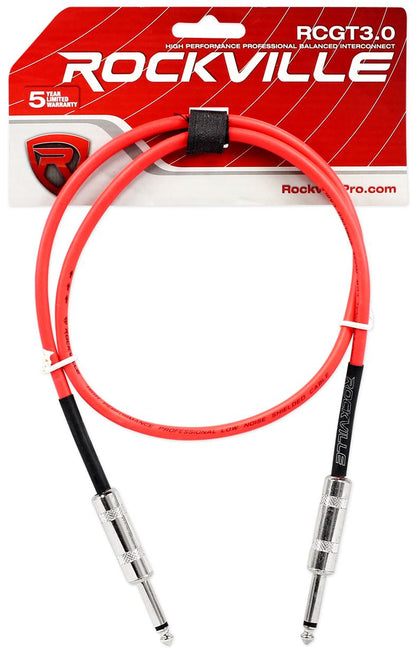 RCGT3.0 3' 2-Pack Red/Blue + Color-Coded Cable Bundle