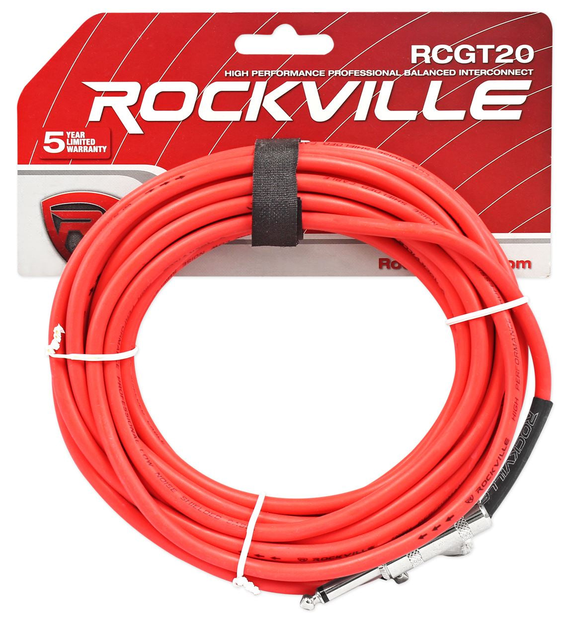 RCGT20 20' 5-Pack + Color-Coded Cable Bundle