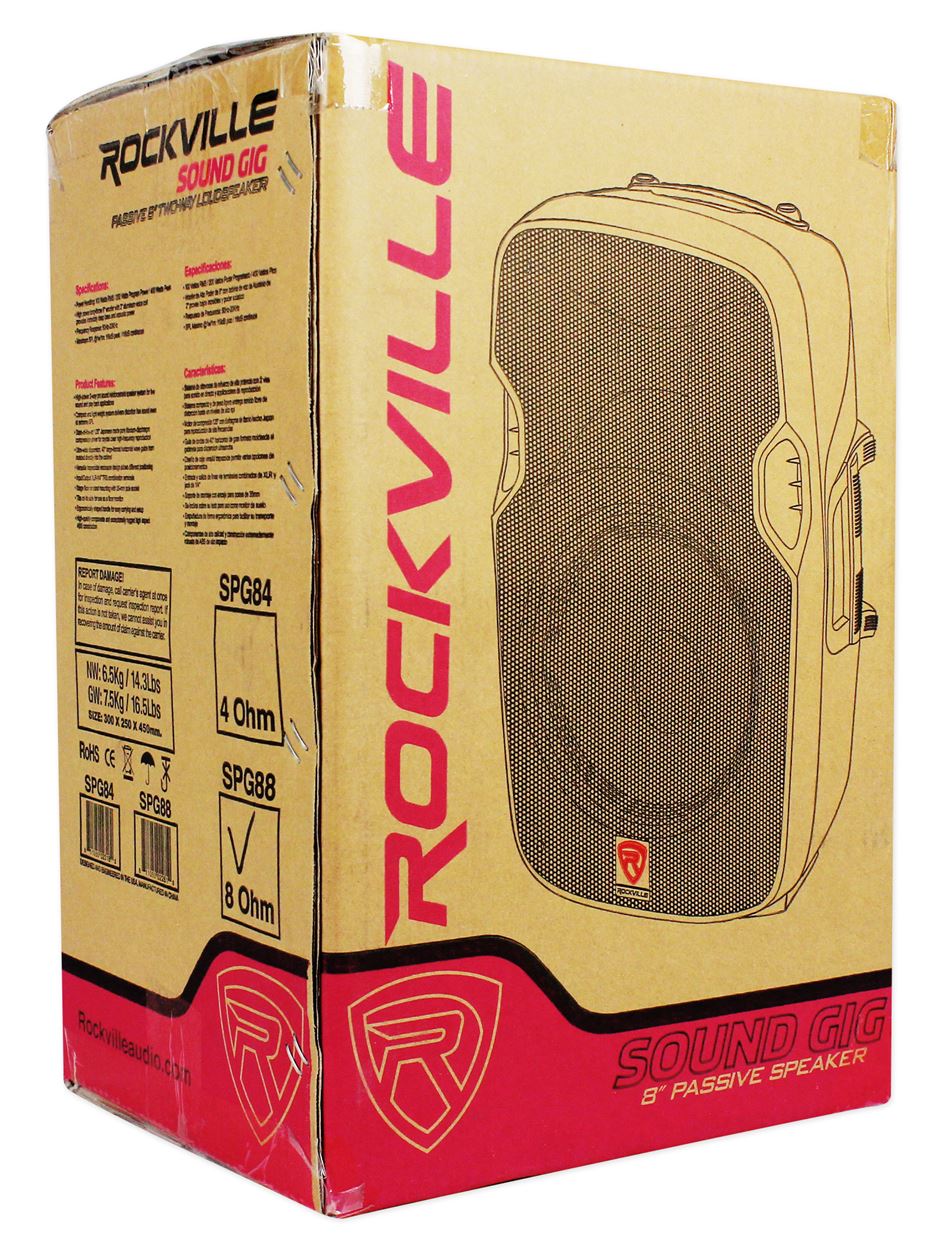 SPG88 2-Pack + RVSS2 Speaker Stand Bundle