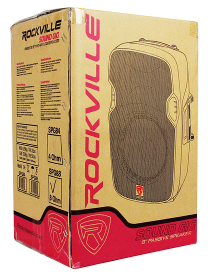 SPG88 2-Pack + RVSS2 Speaker Stand Bundle