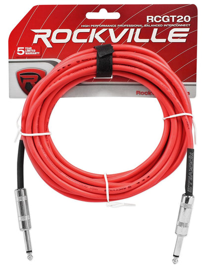 RCGT20 20' 4-Pack + Color-Coded Cable Bundle