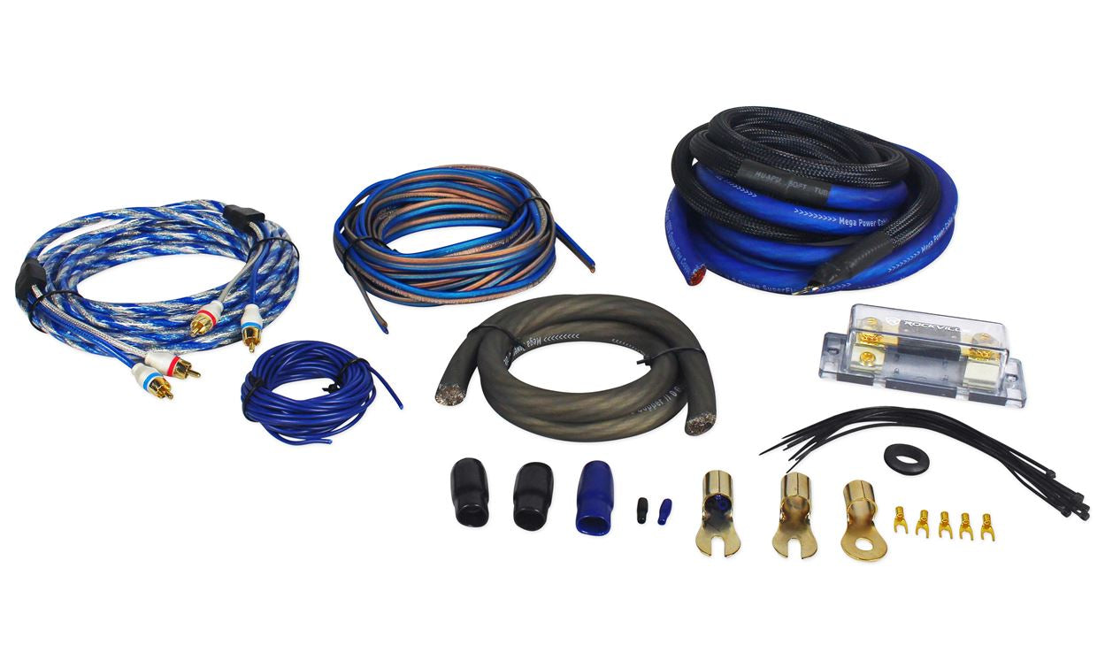 RXC20D + RWK0CU 0 AWG Copper Amp Kit Bundle