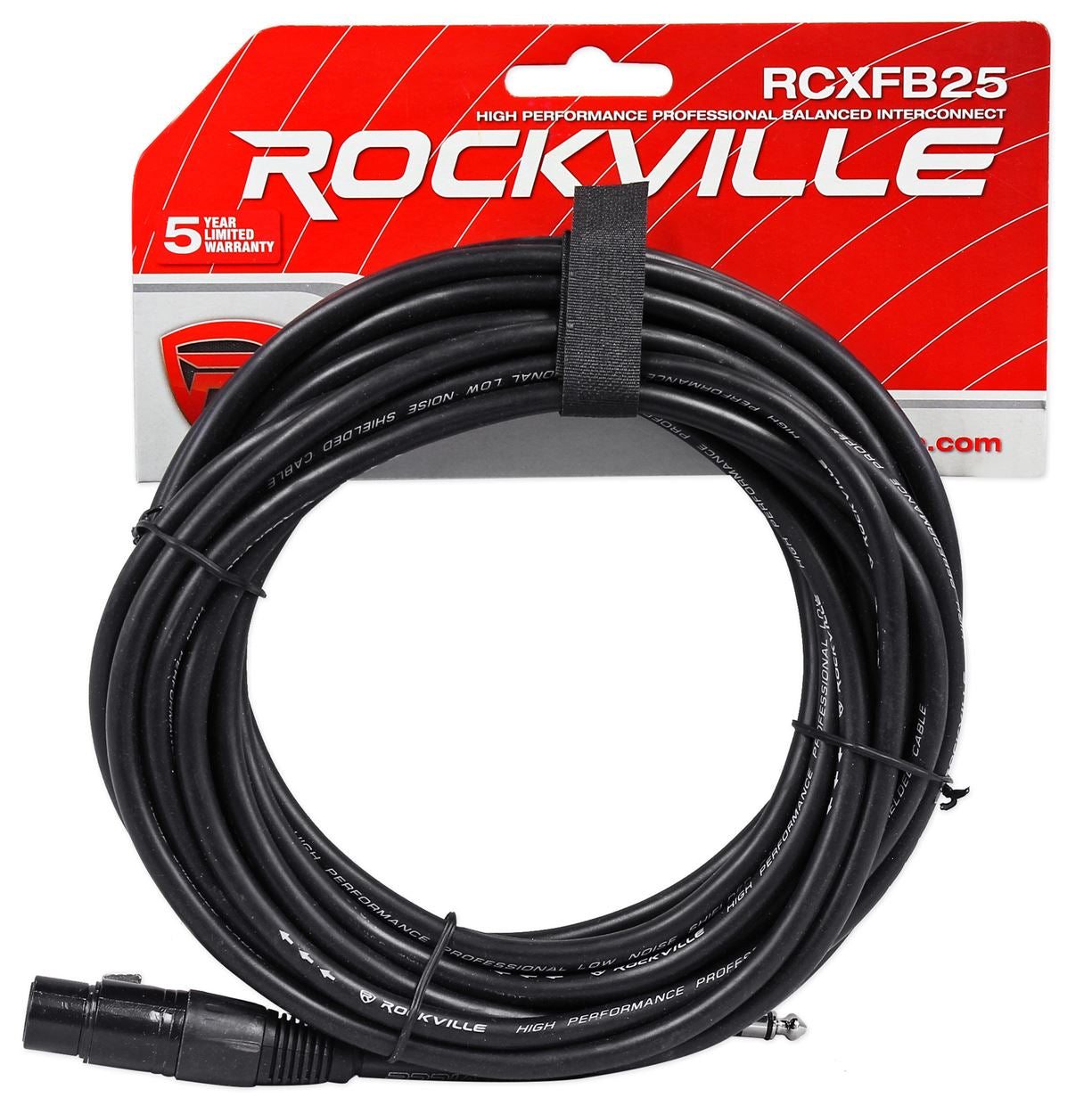 RCXFB25 25' XLR-F to TRS 4-Pack + Color Bundle