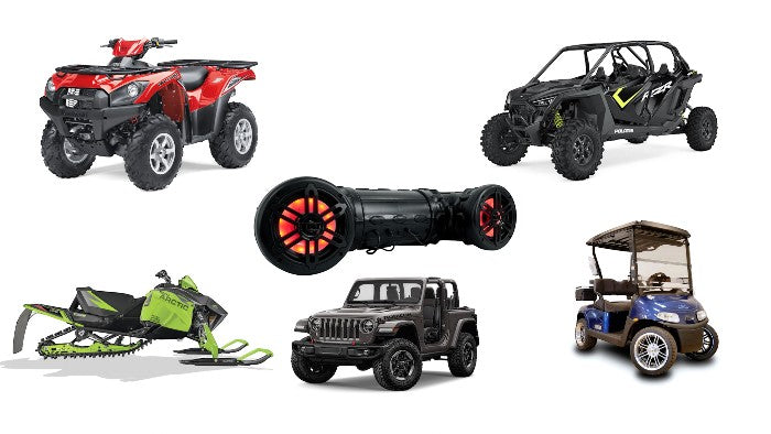 High-Powered Bluetooth Marine Speaker System