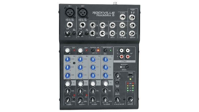 Versatile 8-Channel Mixer with Bluetooth