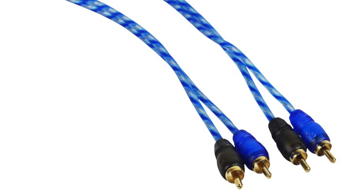 RTR172 17 Foot 2 Channel Twisted Pair RCA Cables
