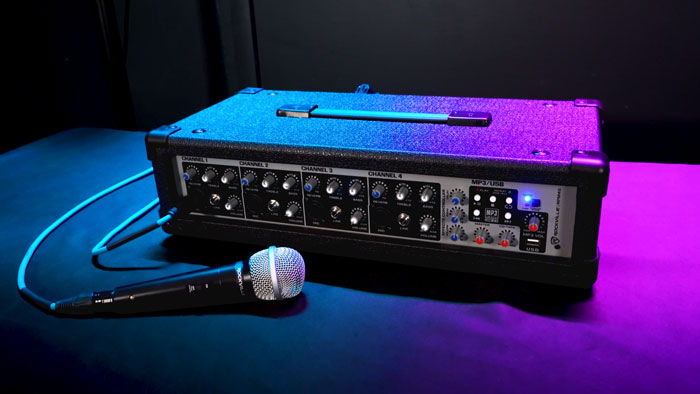 Powerful 4-Channel Mixer with USB Playback