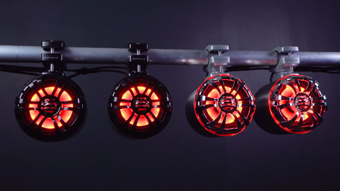 Premium Marine Speakers with LED Illumination