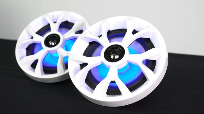 Premium Marine Speakers with LED Lighting