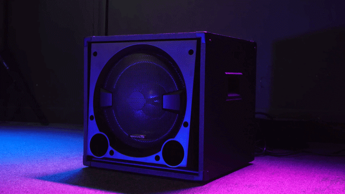 Premium Powered Subwoofer with LED Entertainment