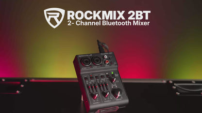 A Video Showing the Different Features of the Rockville ROCKMIX 2BT 